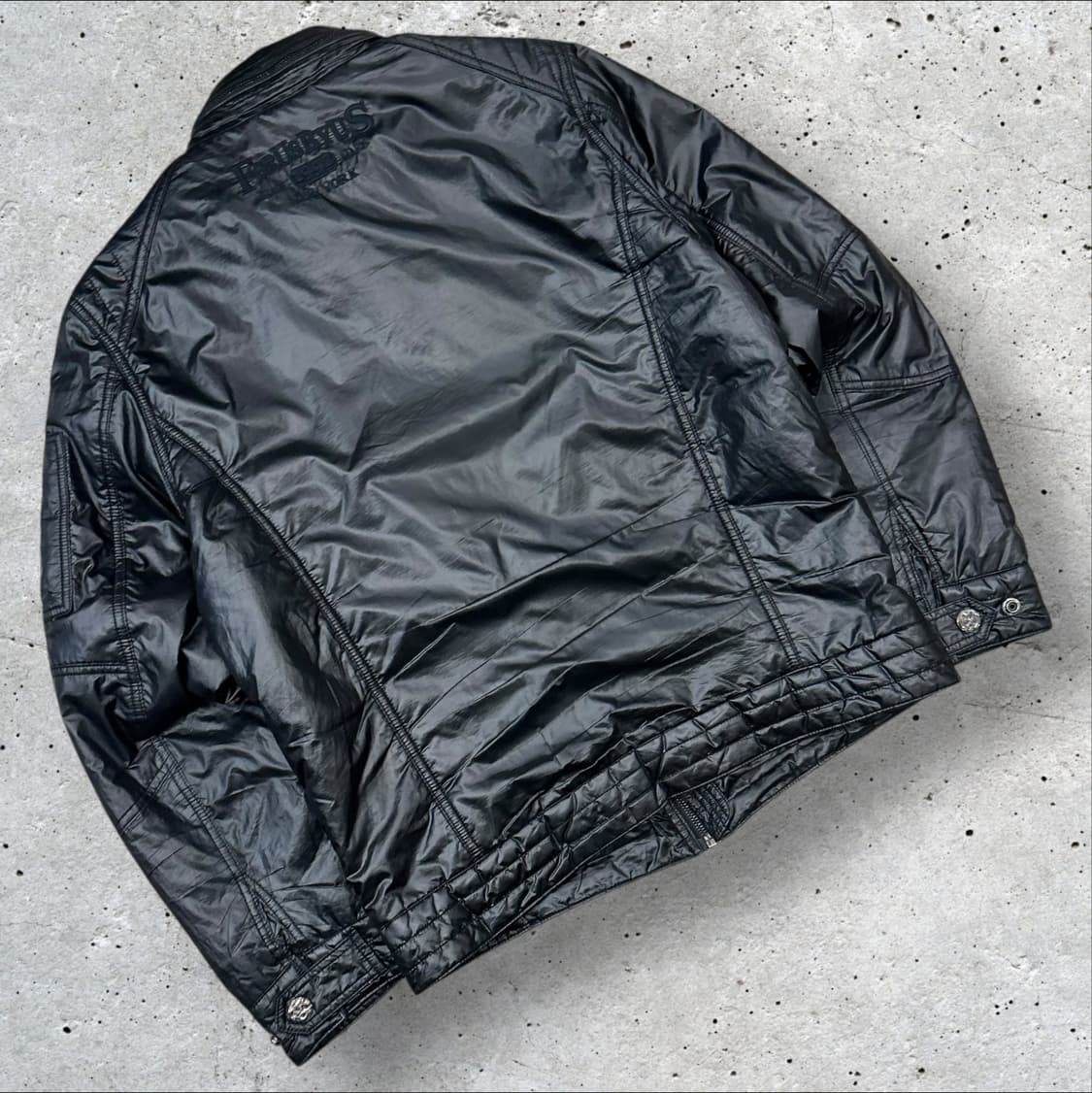 [L] FUBU 퀄팅 FORUSBYTS 블랙 패딩 점퍼 B50 상품이미지2