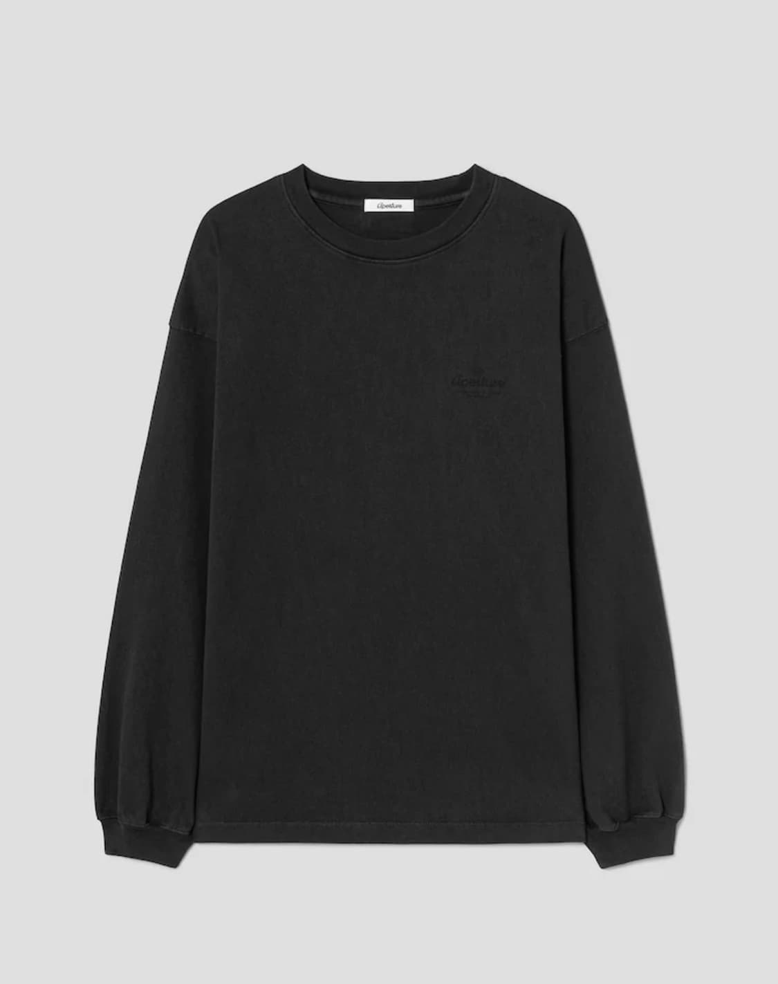 Unisex Aperture Boxy T-Shirt - Black 상품이미지4