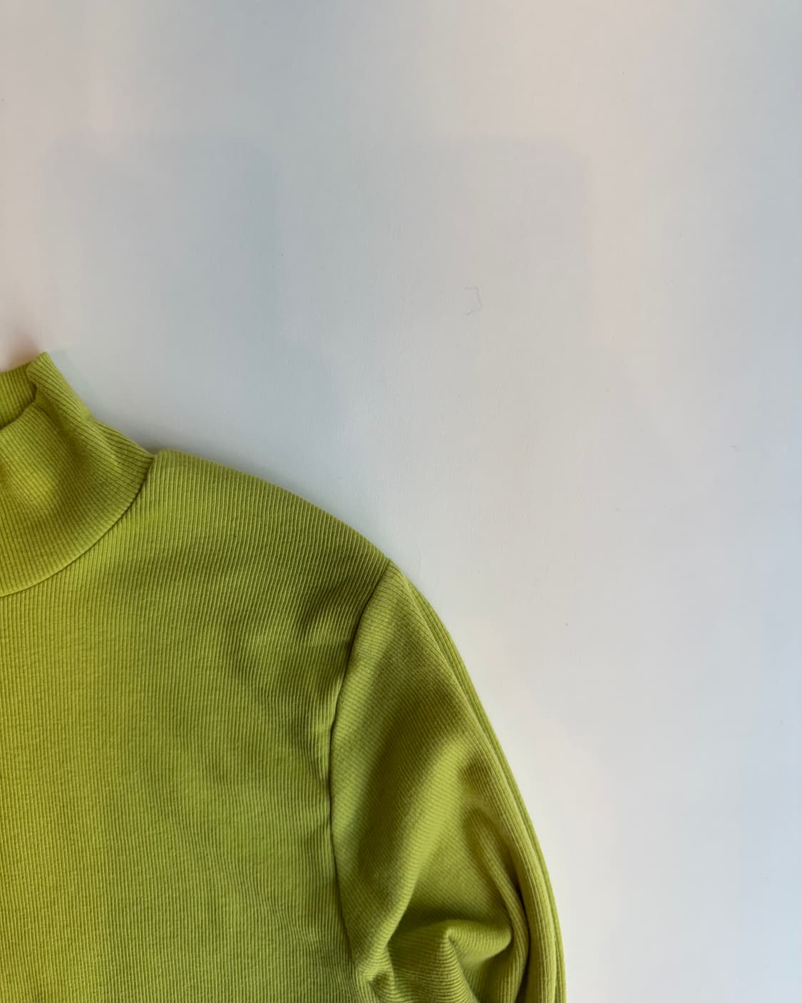 Green Mock Neck Knit 상품이미지2