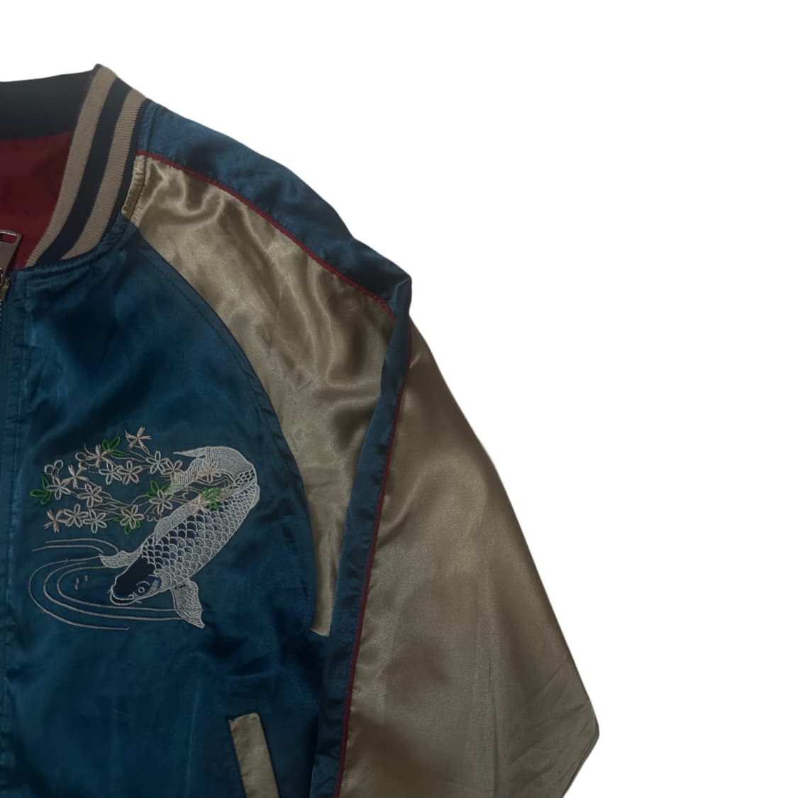 JPN Vintage 자수빅로고 블루스카쟌 100 상품이미지3