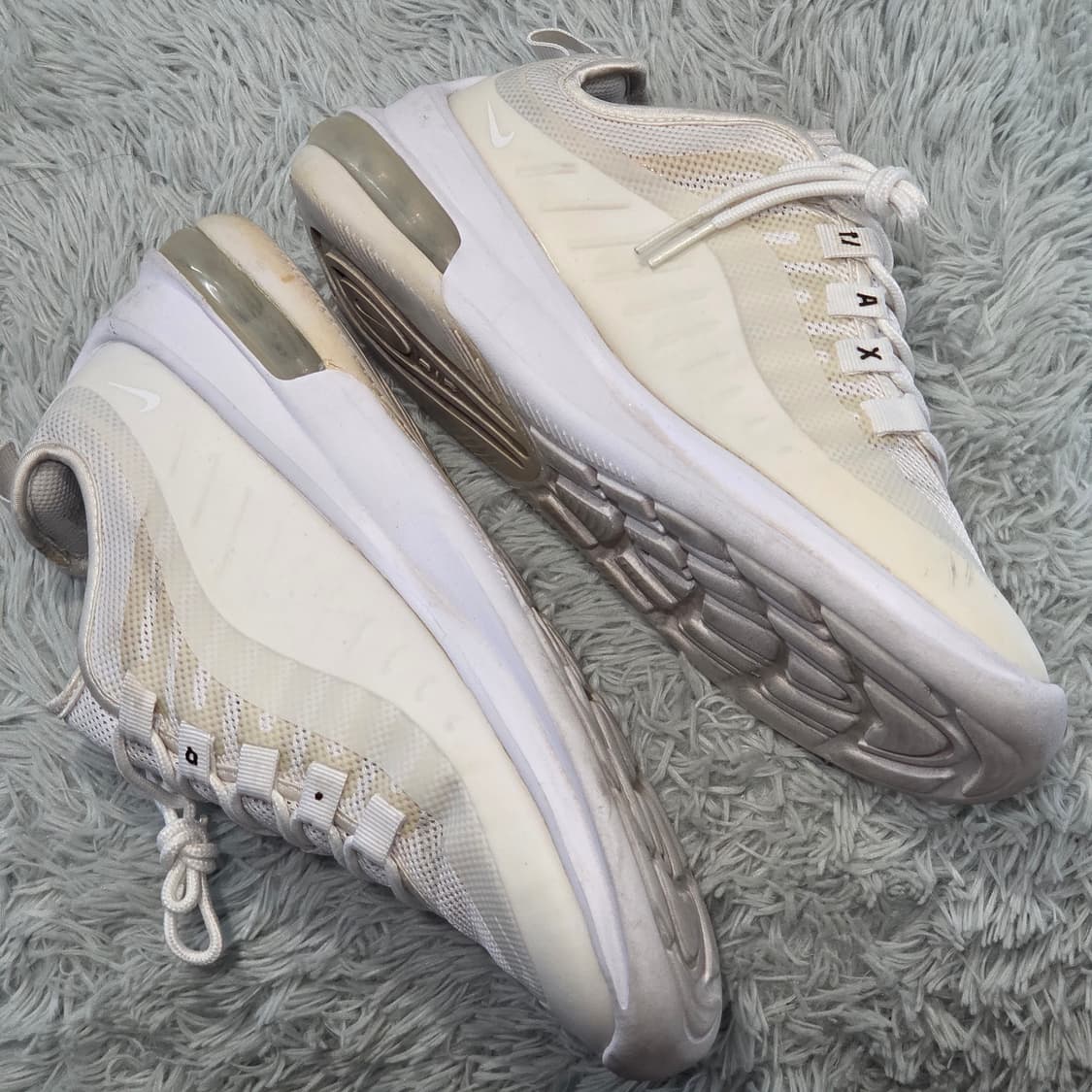 2w-8:나이키 에어 맥스 애드밋(AMX Axis) 화이트 25cm 상품이미지7