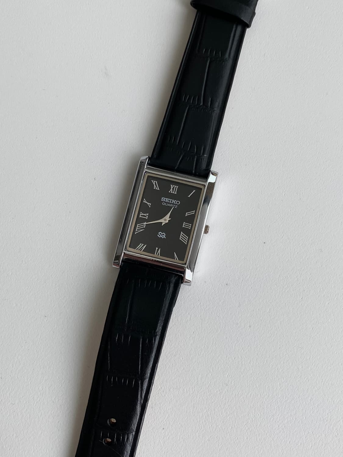 Seiko 세이코 탱크 쿼츠 블랙 상품이미지2