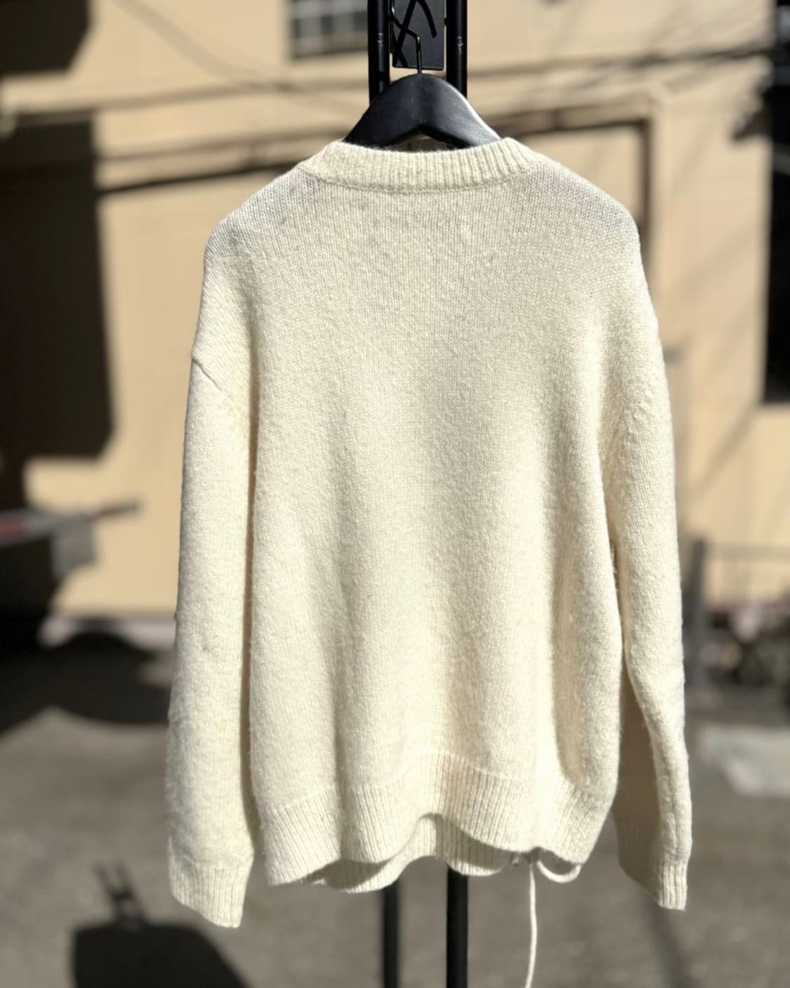IRO 새상품 컨디션 Mylo 아이보리 레이스업 니트 S(55,66사이즈 상품이미지6