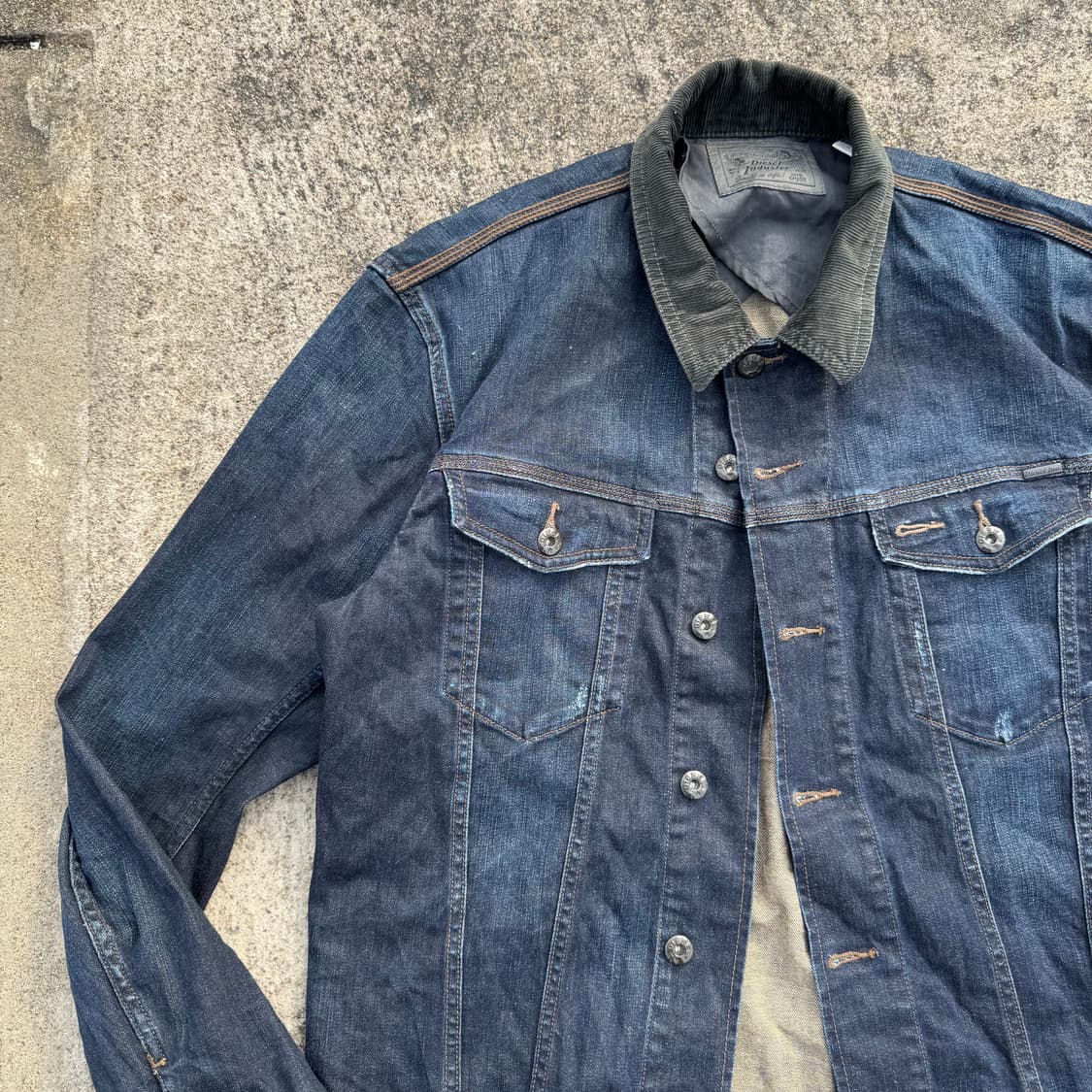 [XL] Diesel 디젤 코듀로이 카라 데님 청자켓 상품이미지3