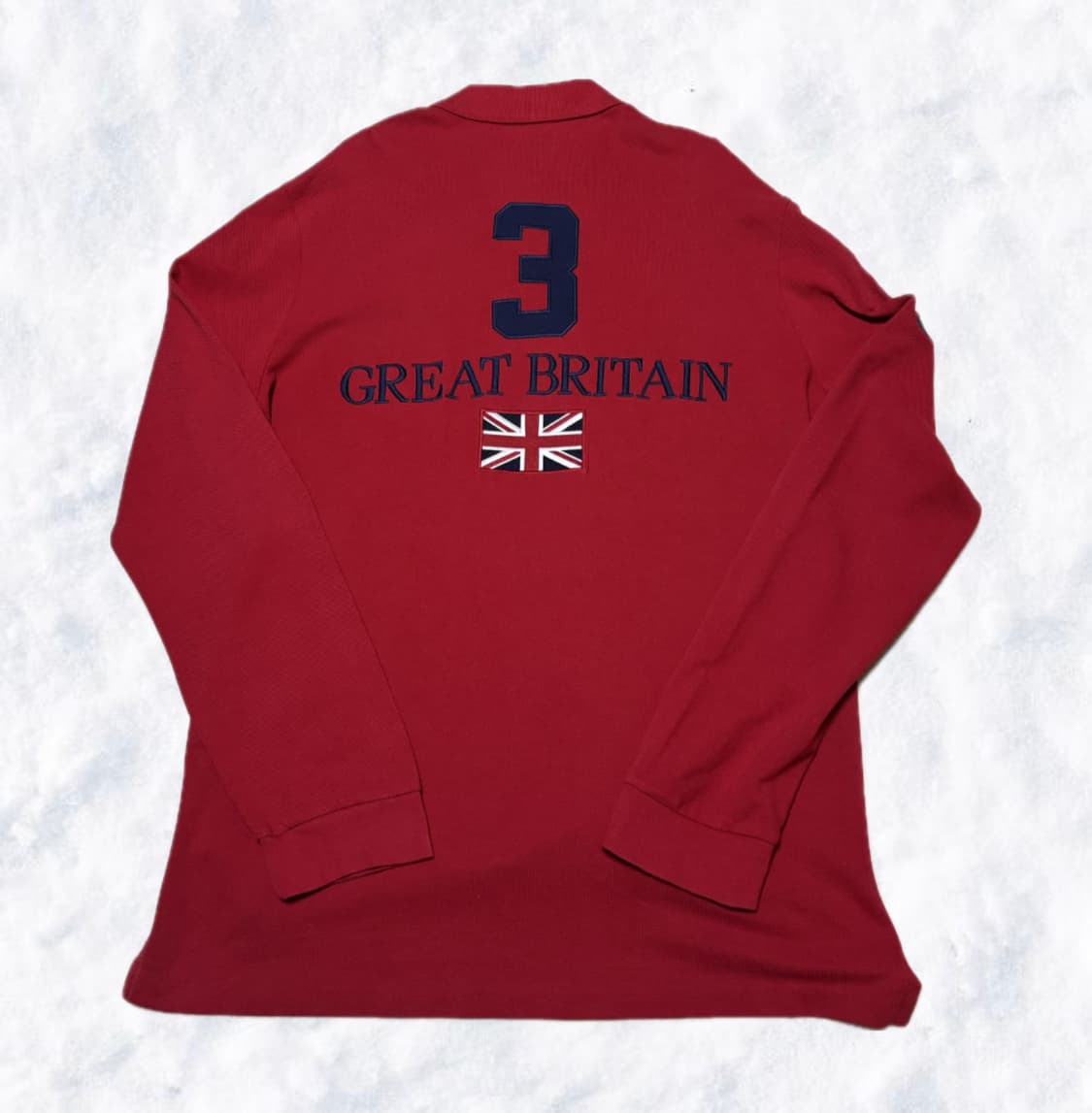 폴로 빅포니 영국 레드 네이비 긴팔 상품이미지2