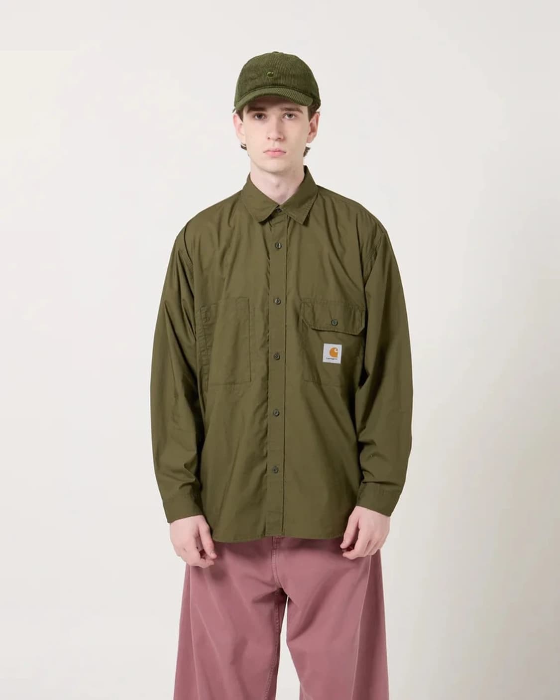칼하트 25SS 가먼트 워시드 히든 투포켓 셔츠 PN8262 상품이미지2