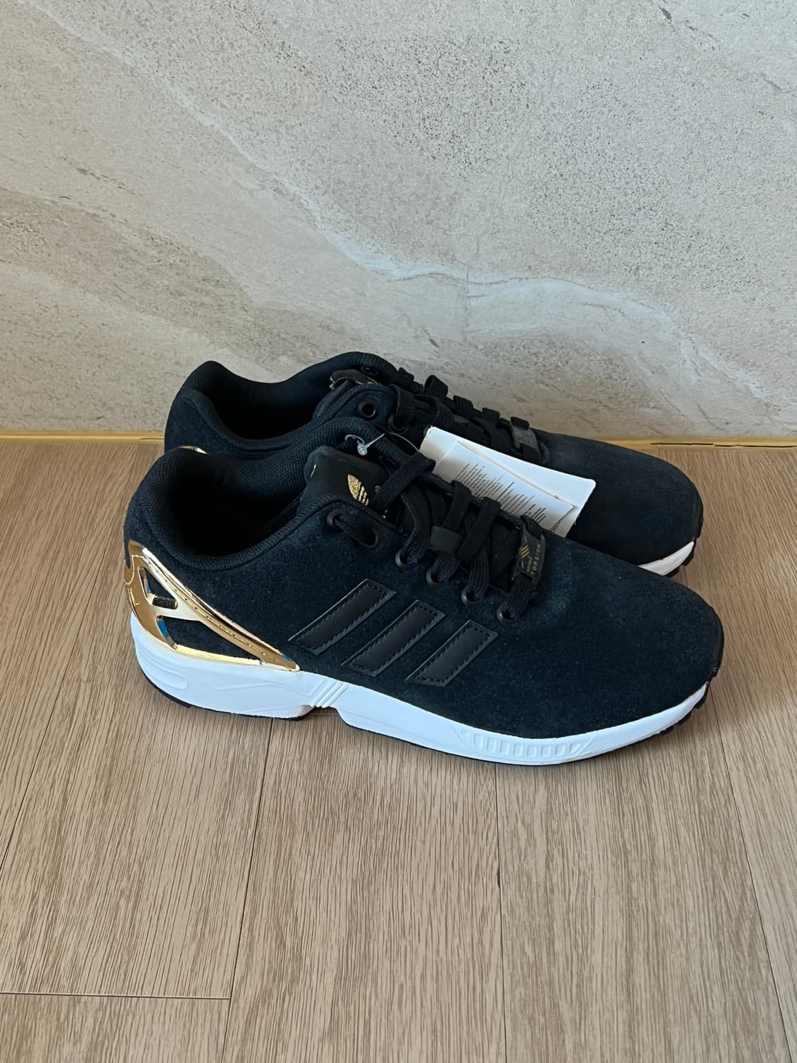 [225mm] [새제품] 아디다스 ZX 플럭스 (블랙/골드) 상품이미지2