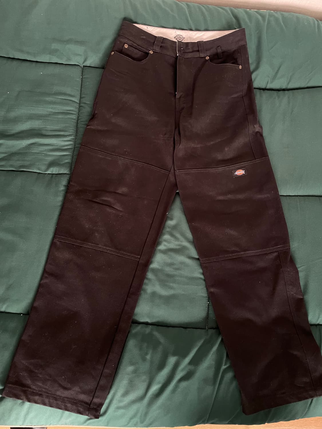 디키즈 더블니 워크 팬츠 블랙 상품이미지1