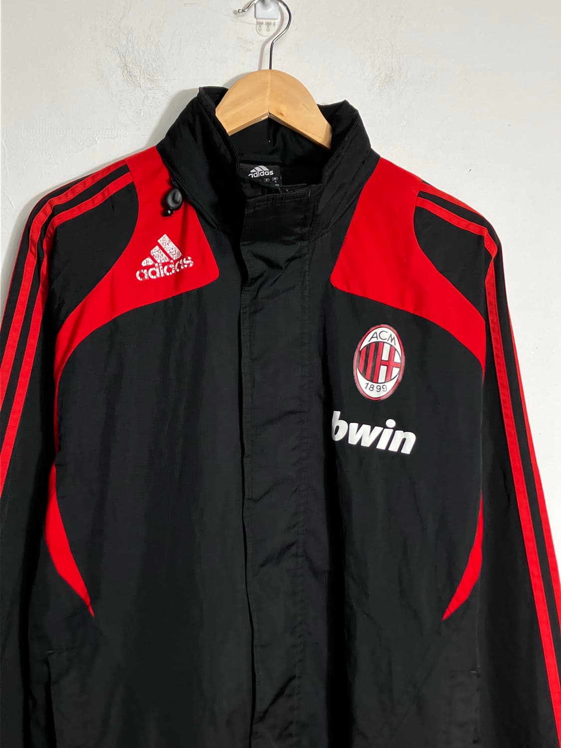 아디다스 Ac밀란 빅로고 바람막이 Xl 상품이미지7