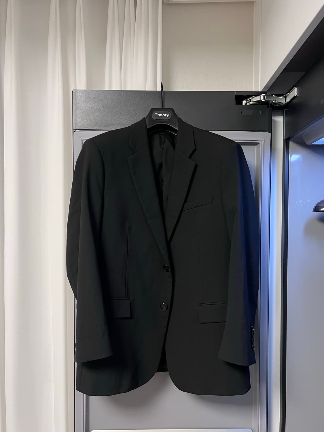 띠어리 뉴테일러 블랙 셋업 정장 수트 세트 40,31 상품이미지2