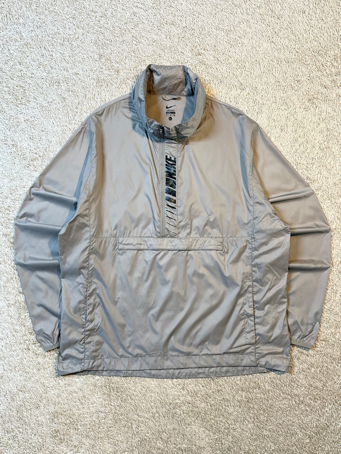 나이키 올드스쿨 나일론 아노락 바람막이 자켓 메탈 그레이 상품이미지1