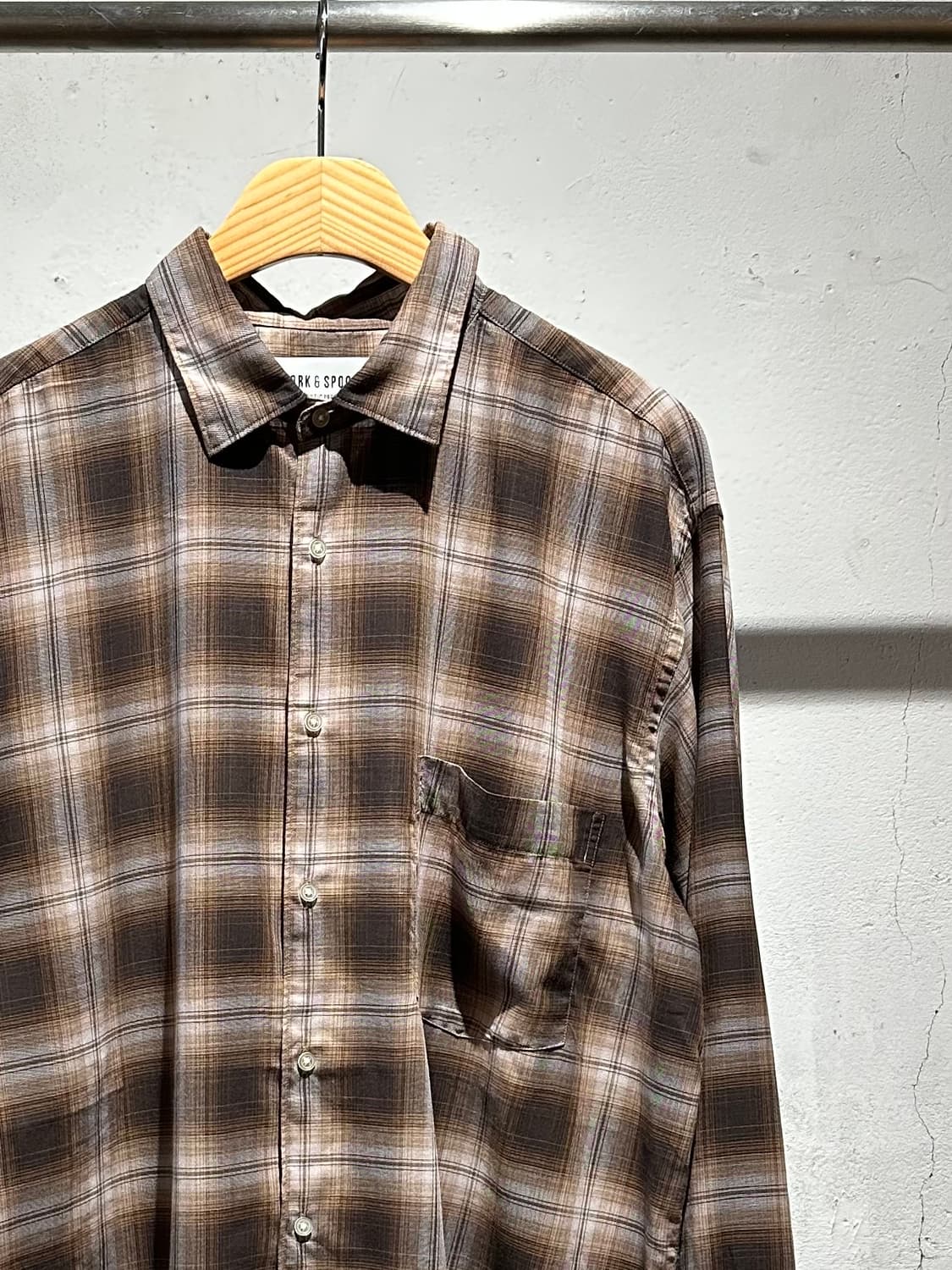 Urban Research Doors cotton Check Shirt 상품이미지2