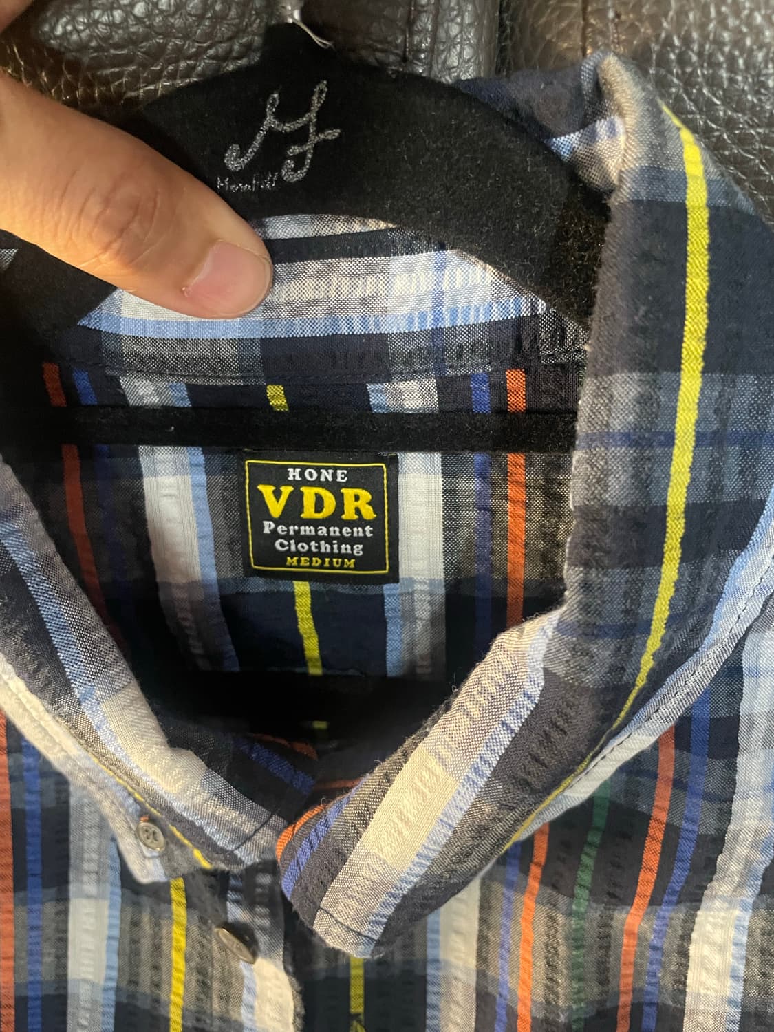 Vdr 체크 반팔셔츠 상품이미지3