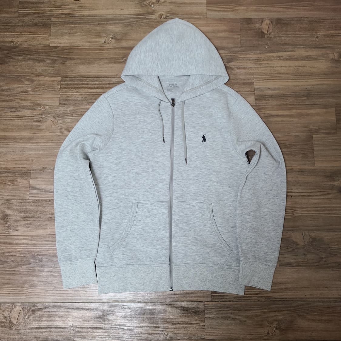 (S 90) 폴로 그레이 후드티 후드집업 상품이미지1