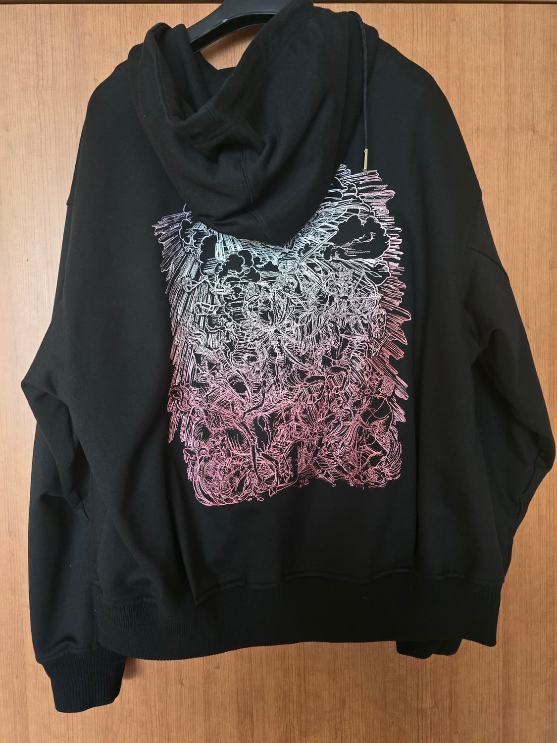 송지오 자수 후드집업 판매 상품이미지1