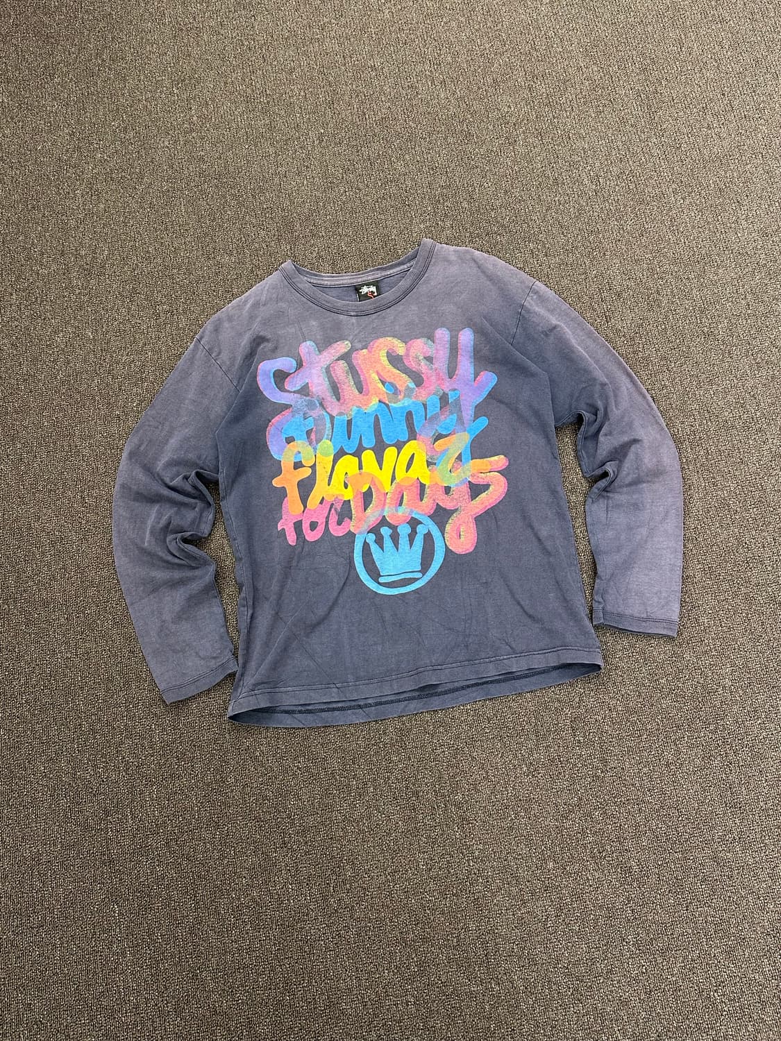 S)스투시 빈티지 프린팅 롱슬리브 상품이미지3