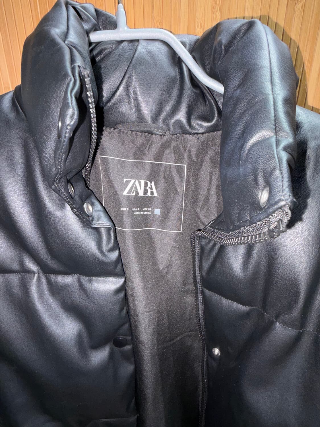 자라 페이크 레더자켓 (국내품절)  상품이미지9
