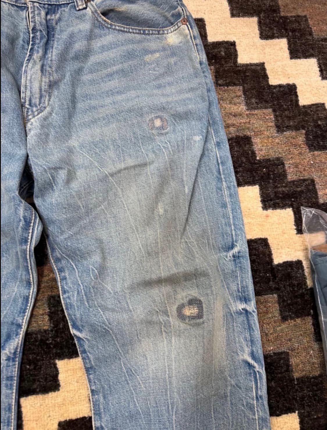 폴로 랄프로렌 디스트레스드 리페어 데님 34/30 상품이미지2