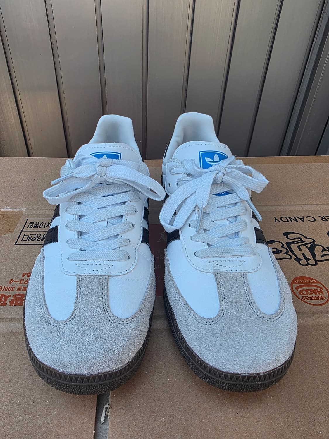 아디다스 삼바 OG 화이트 블랙 JP255 상품이미지3