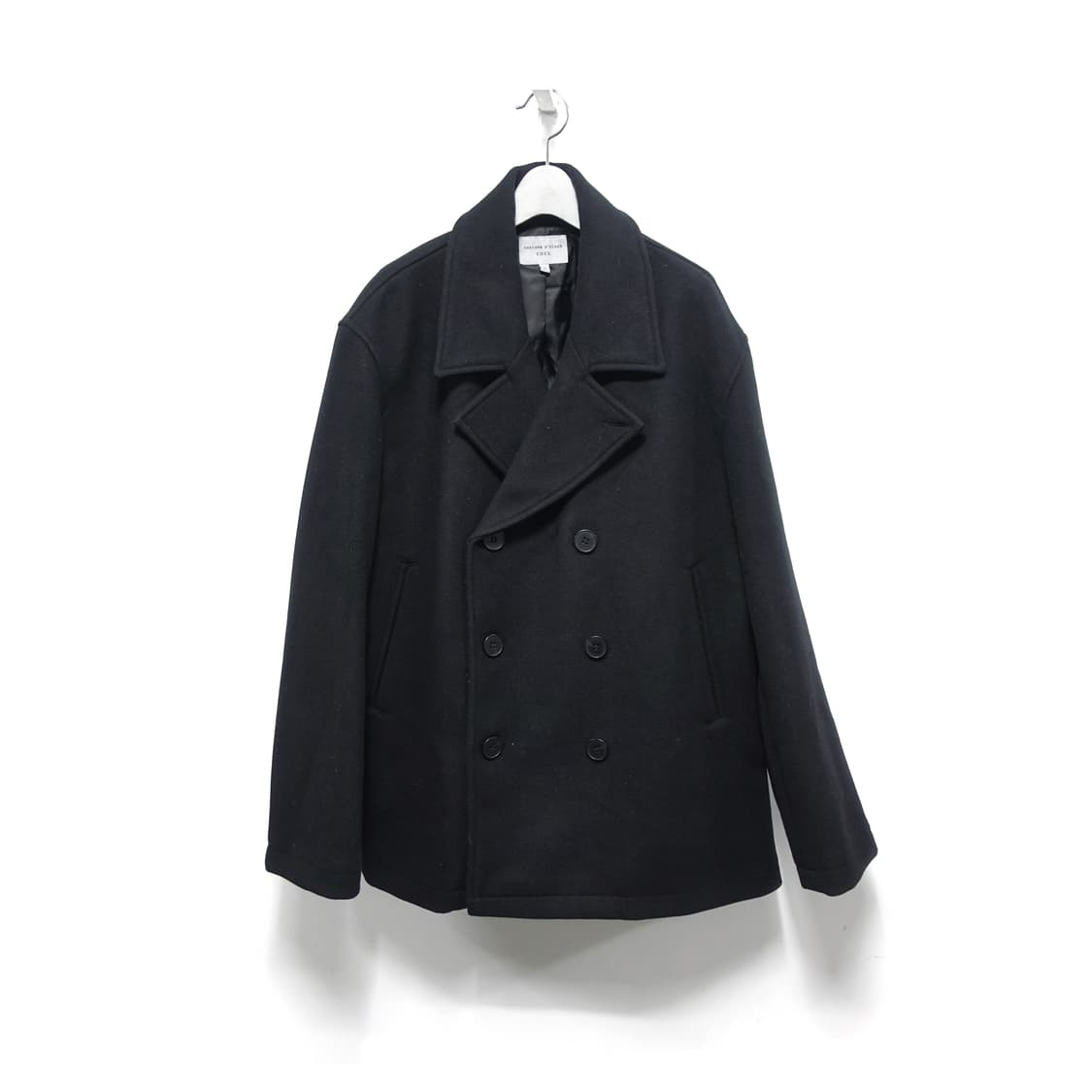 [L] 커스텀어클락 하프 더블 피코트 상품이미지1