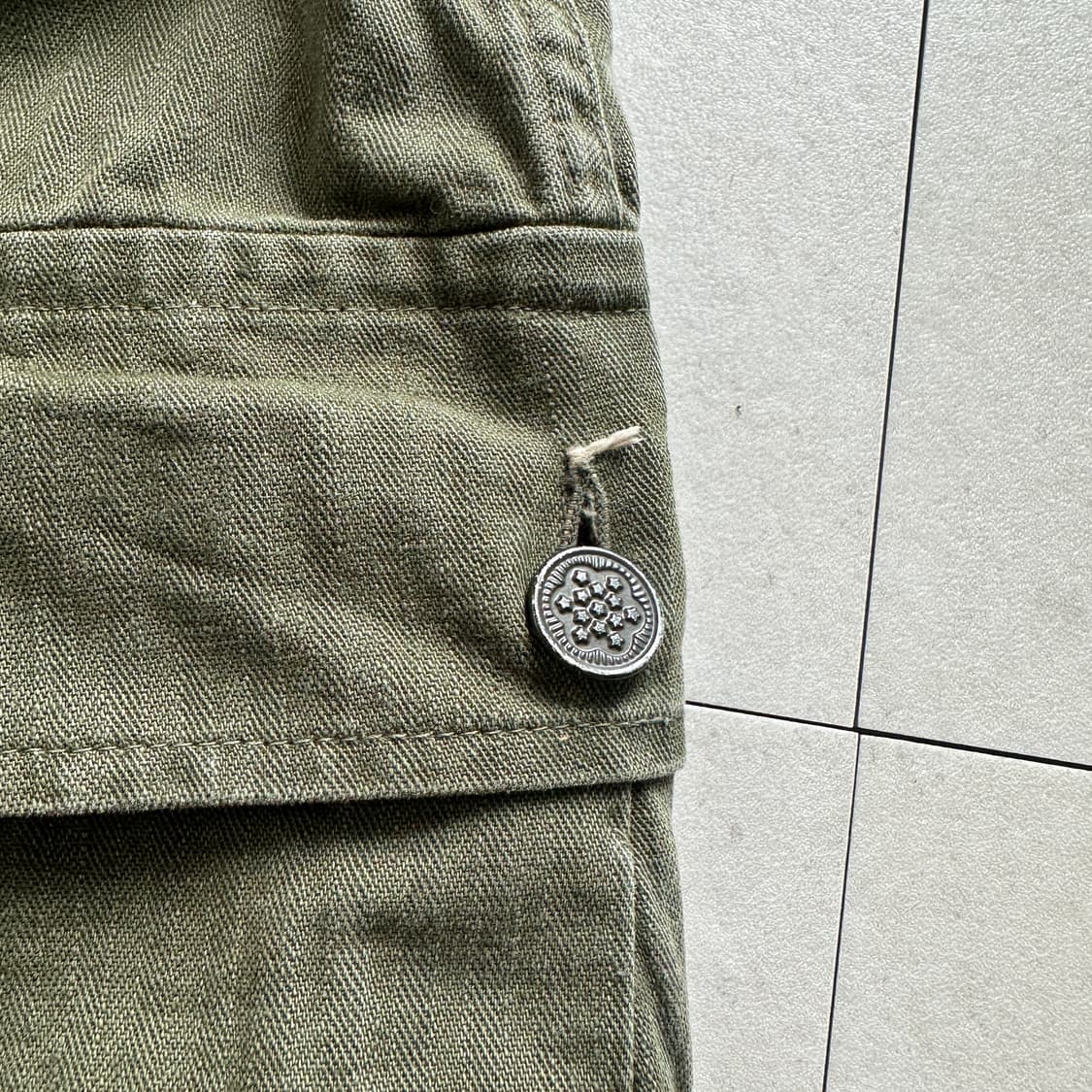 [희귀/W44] 40s 미군 M-43 HBT 13스타 버튼 팬츠 상품이미지4