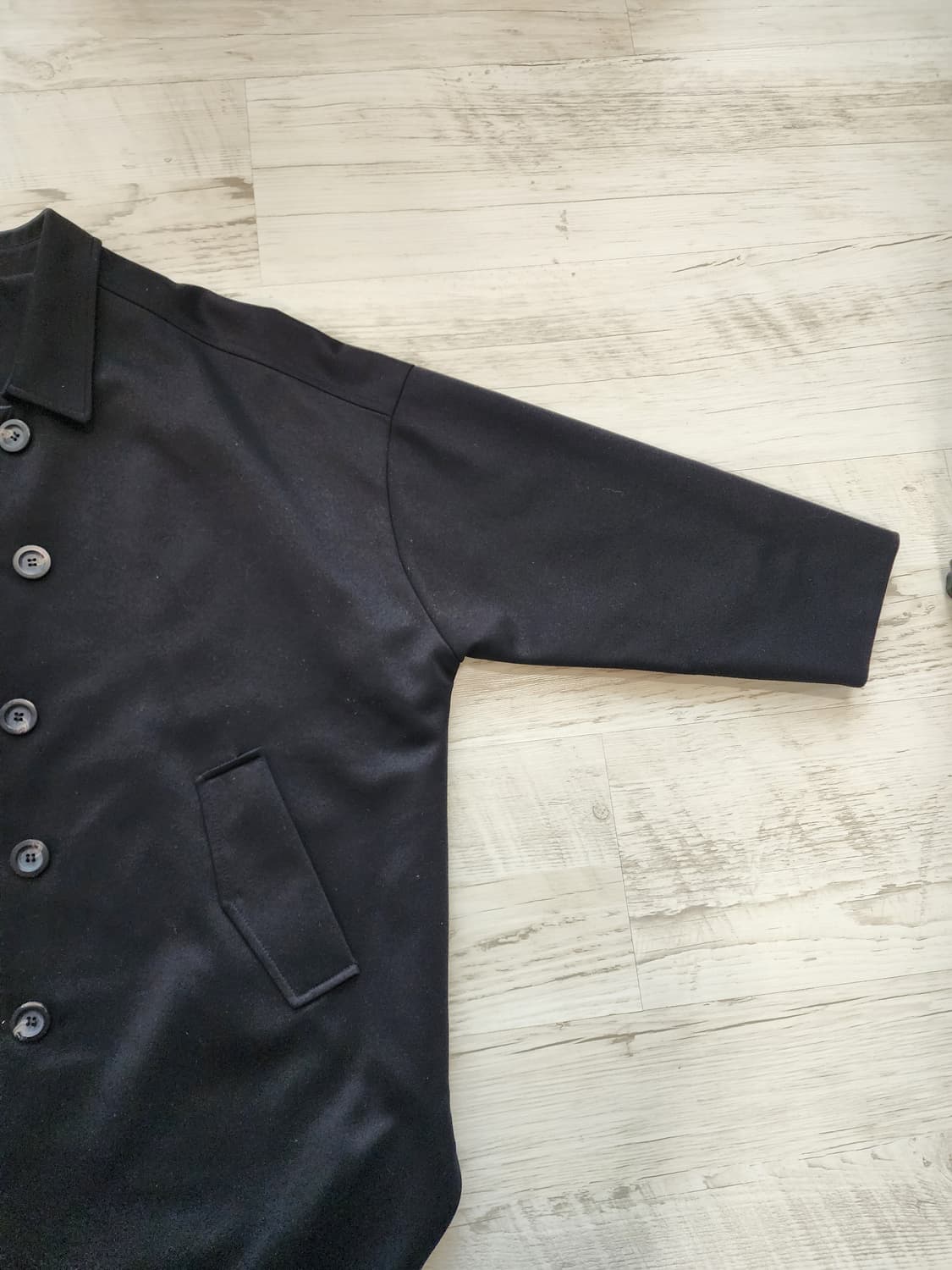 여성 블랙 코트 팜. 66~88사이즈 여자 자켓 상품이미지3