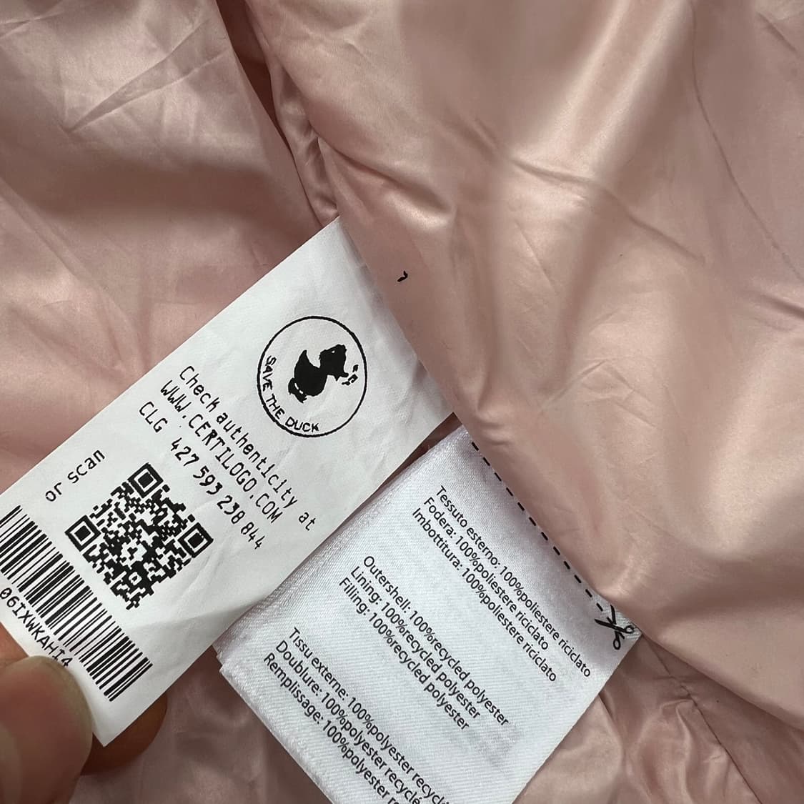 0) 세이브더덕 하이넥 패딩 상품이미지6