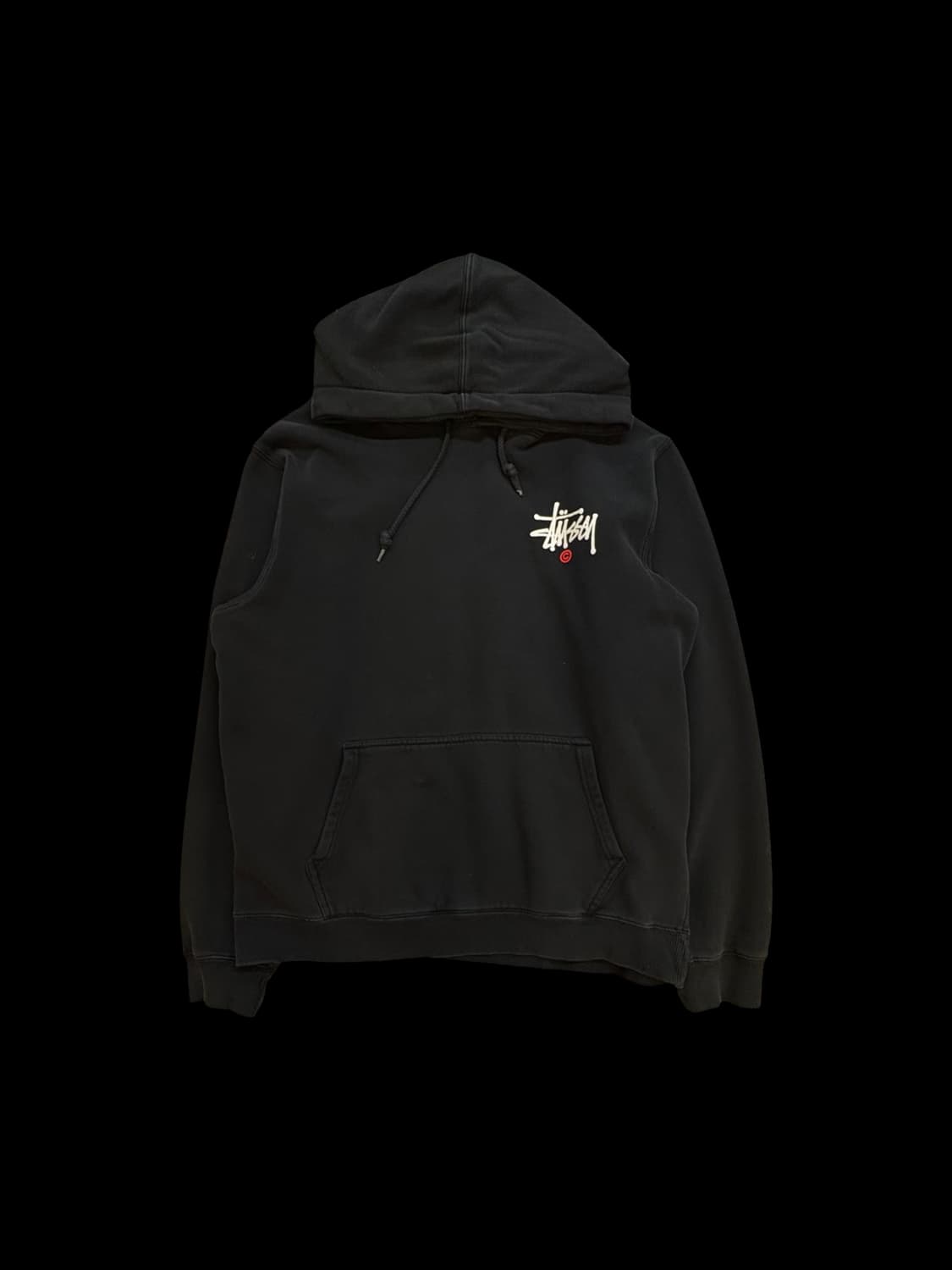 스투시 베이직 로고 풀오버 후디 상품이미지1