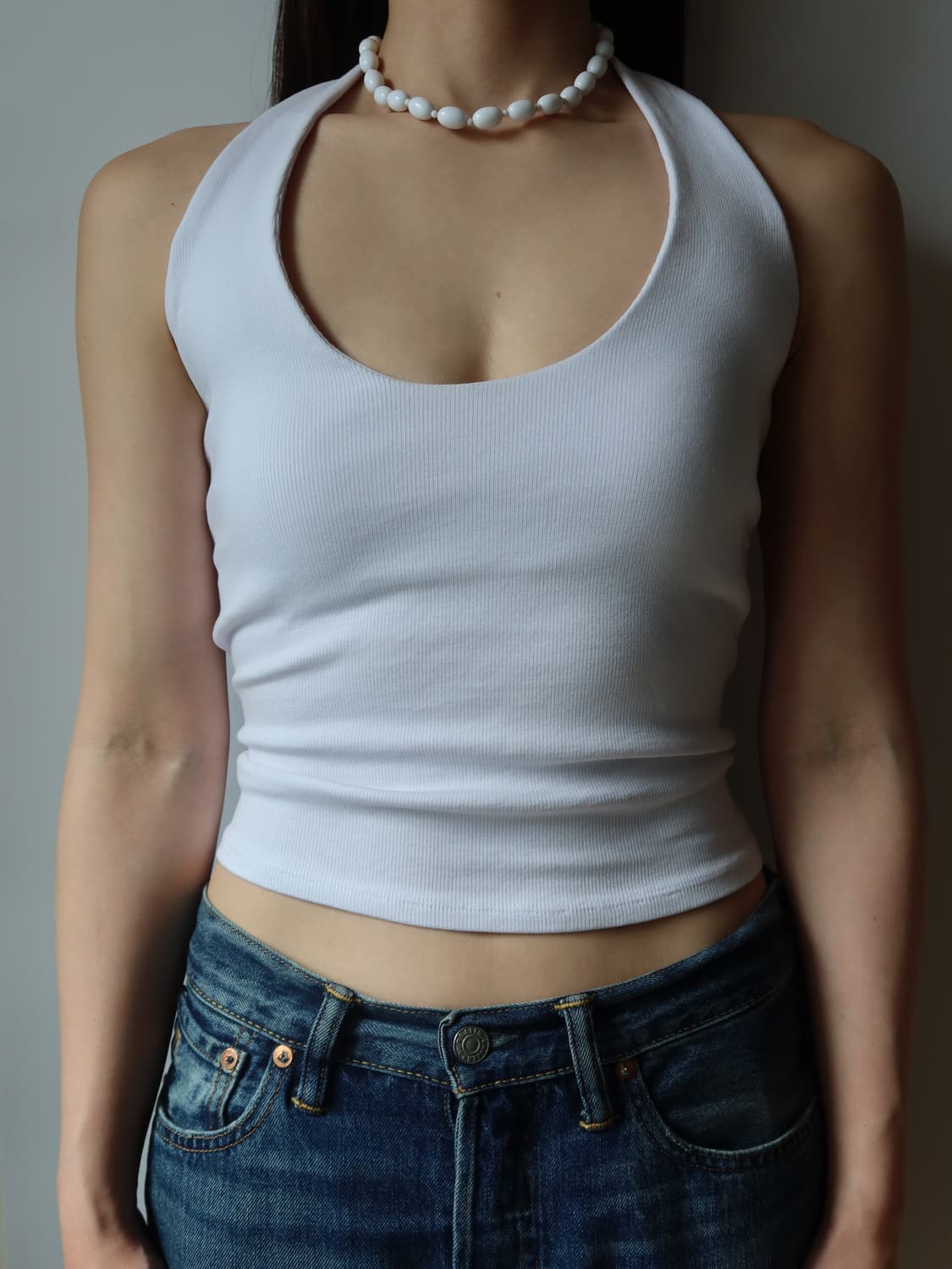 classic ivory bead necklace 상품이미지2