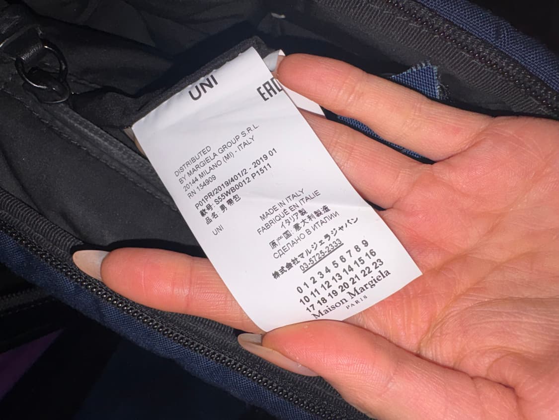 마르지엘라 MM6 데님 범백 네이비 백 상품이미지7