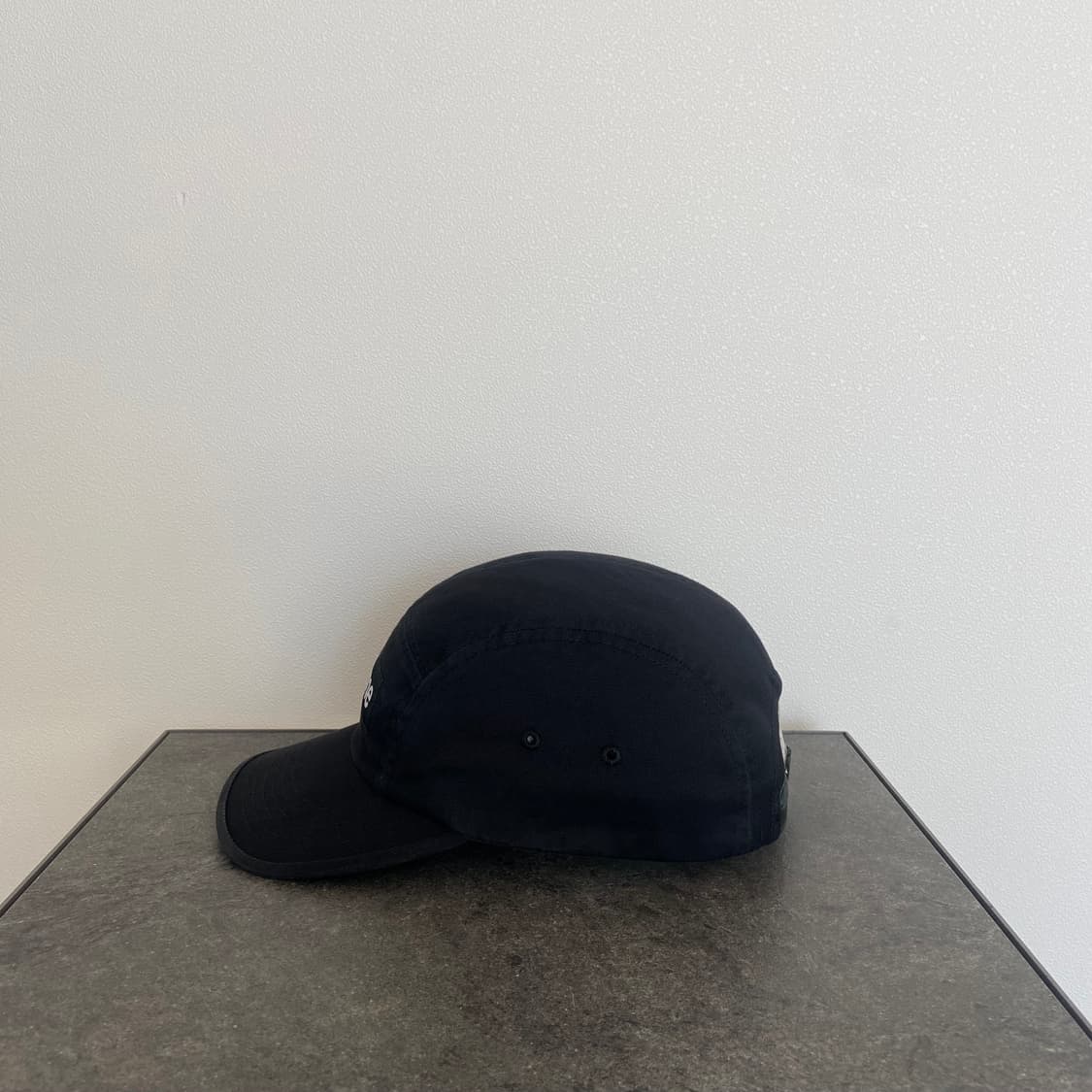 슈프림 캠프캡 모자 박스로고 워시드 블랙 캡 상품이미지2