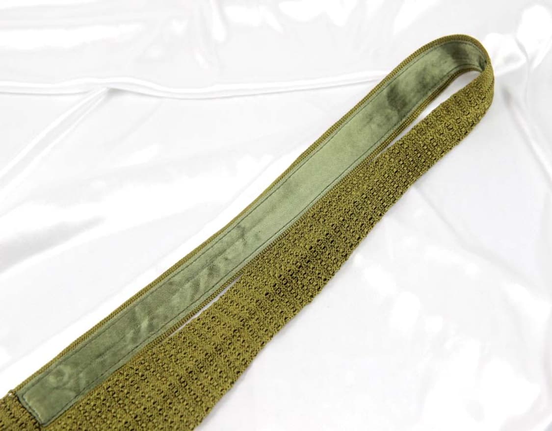 폴스튜어트 니트 타이 7cm A+등급 카키 남자 넥타이 상품이미지3