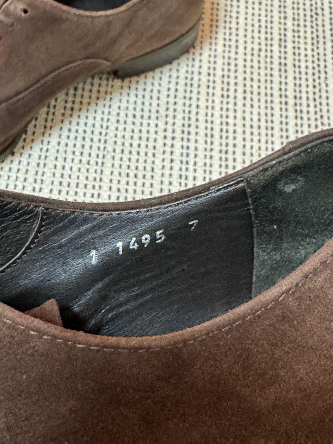 프라다 브라운 스웨이드 구두 상품이미지2