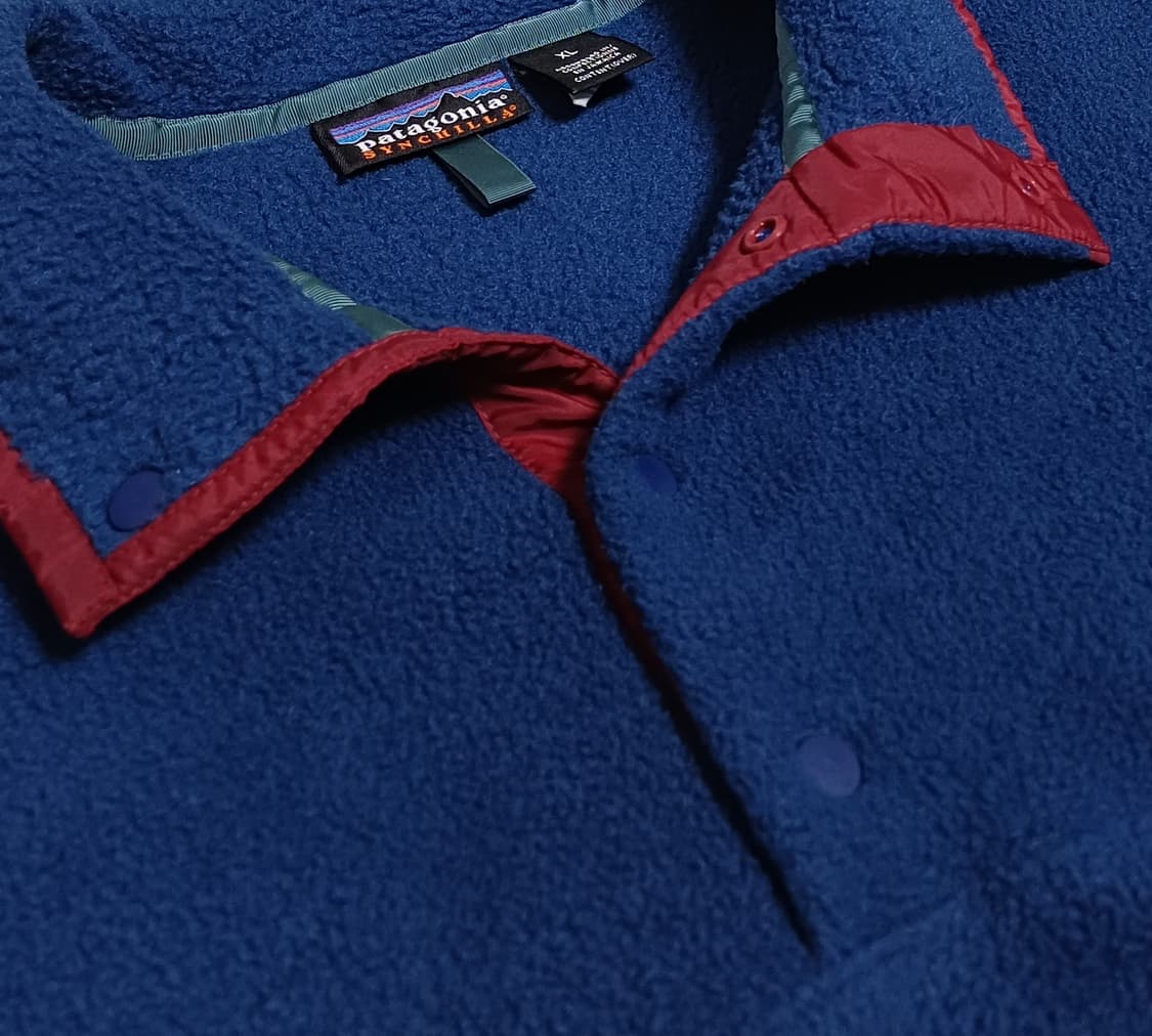 🇯🇲 파타고니아 신칠라 스냅티 - 딥 블루 / 버건디 상품이미지5
