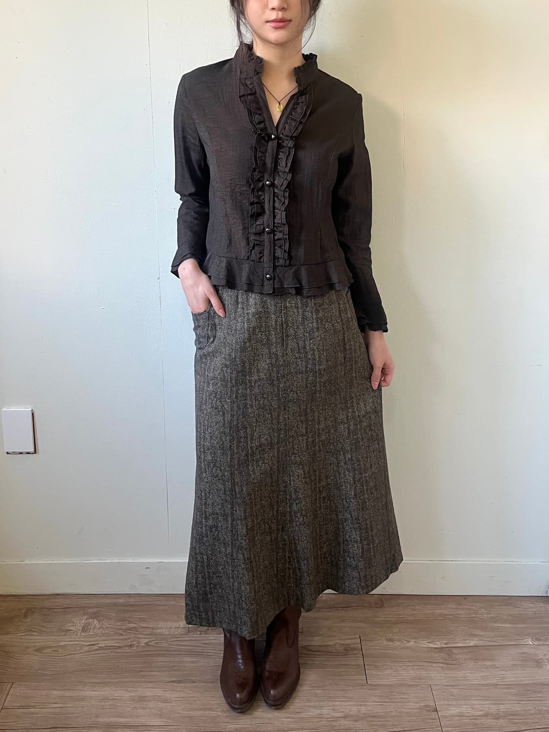 APHRODITE 사이드 포켓 스커트 상품이미지6