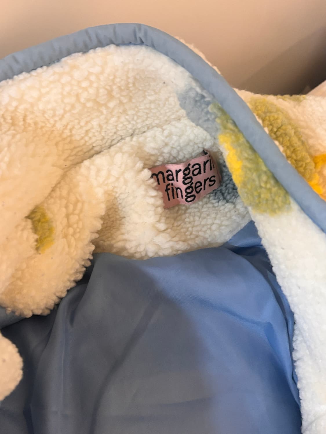 마가린 핑거스 부클 후리스 /  꽃무늬 뽀글이 점퍼 상품이미지3