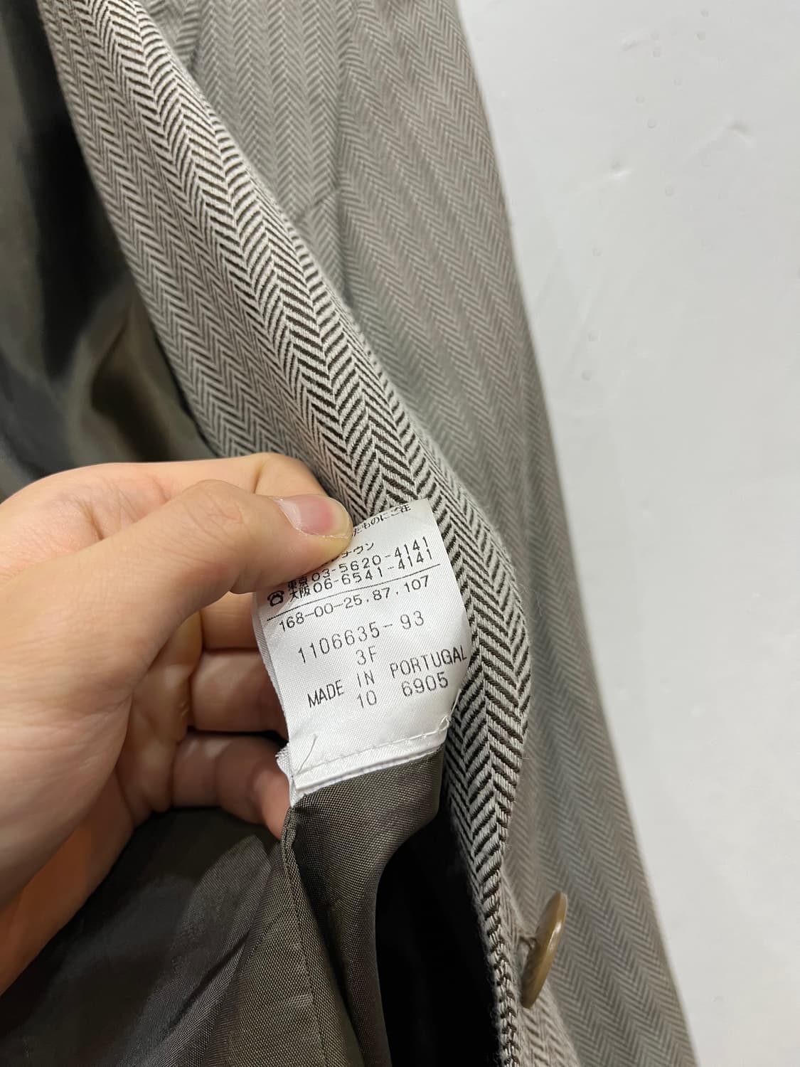 아쿠아스큐텀 울 헤링본 자켓 우먼즈 Made in PORTUGAL 상품이미지8