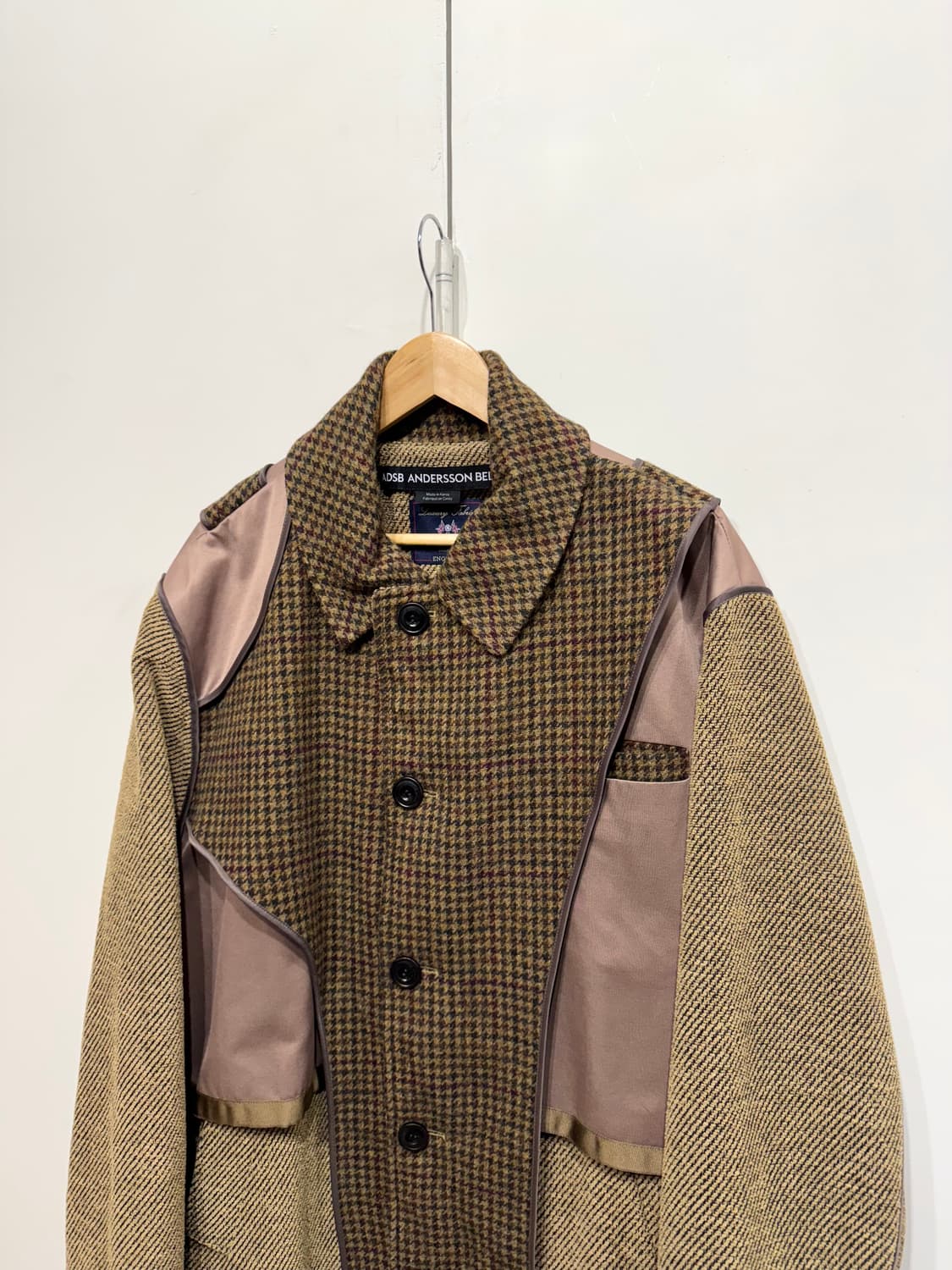 ADSB 앤더슨벨 유니섹스 인사이드 아웃 울 코트 상품이미지2