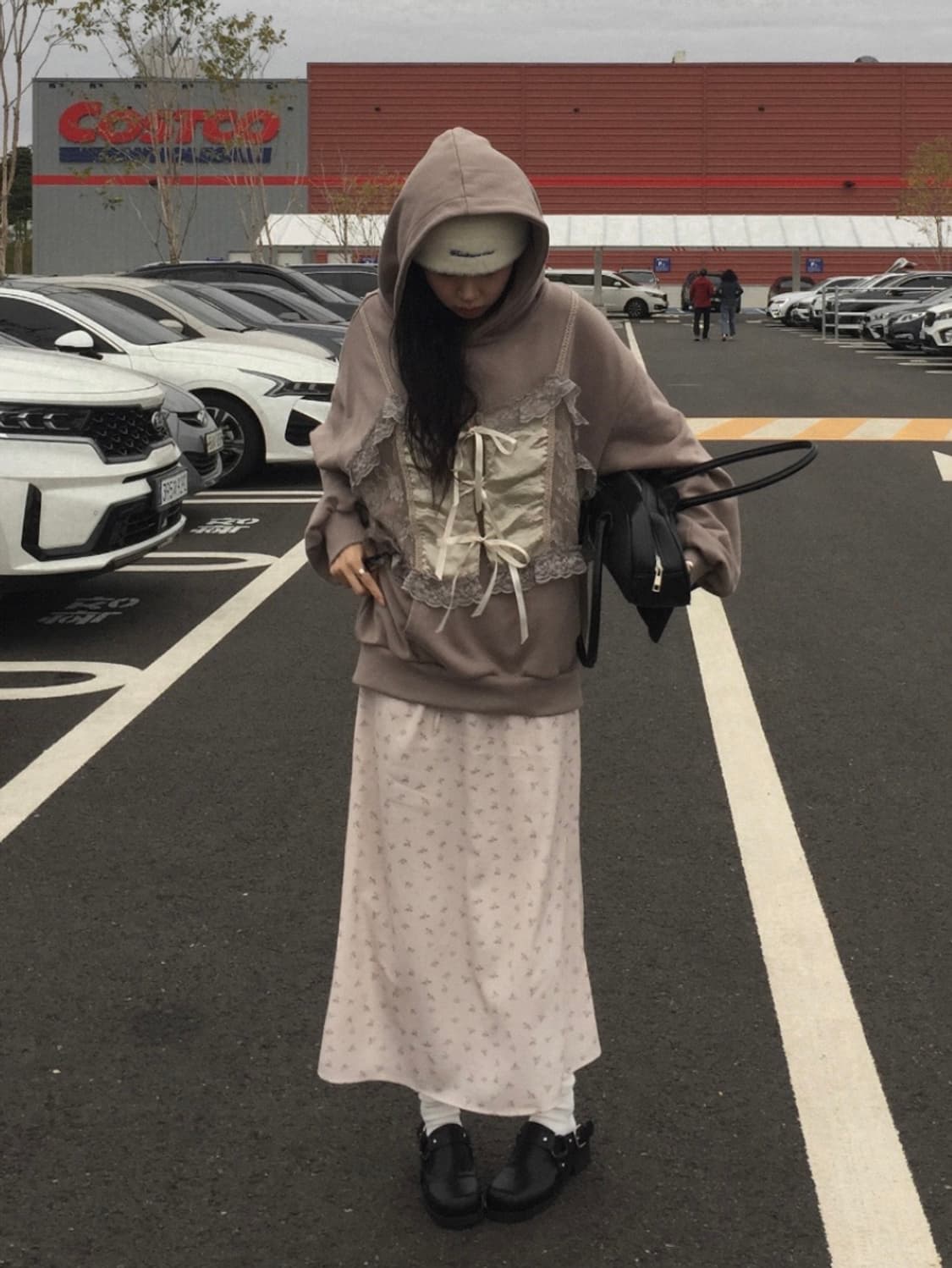 여운코리아 플라워스커트 상품이미지1