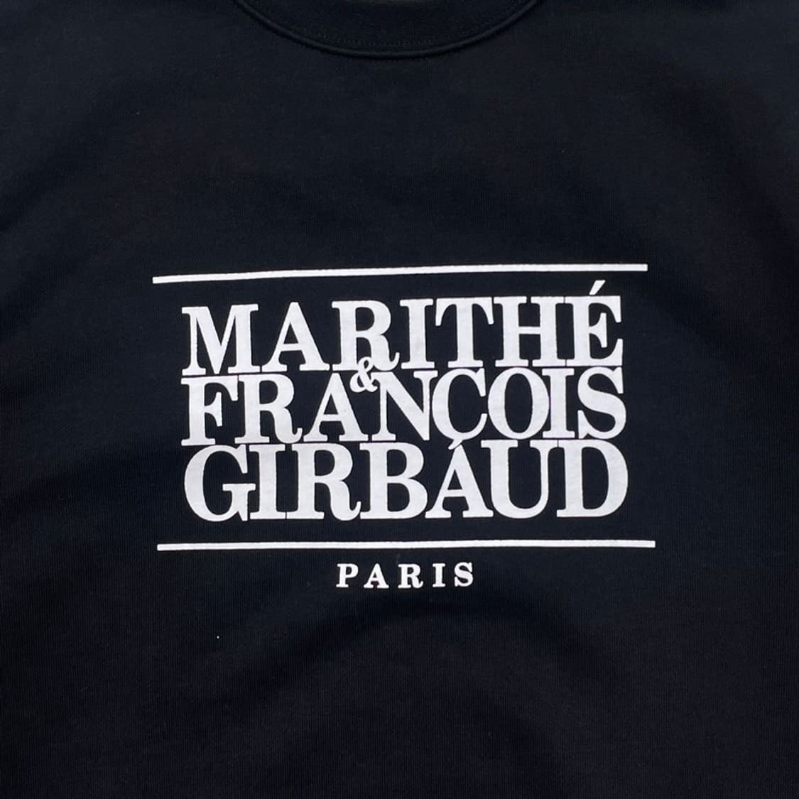 MARITHE FRANCOIS GIRBAUD 로고 맨투맨 블랙 S 상품이미지3