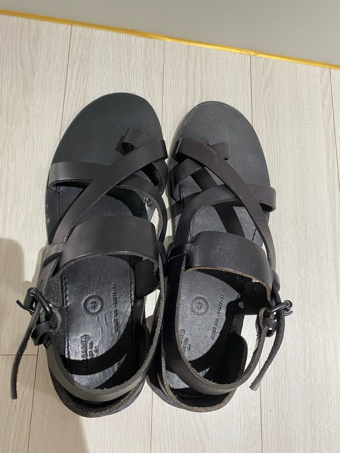 올세인츠 가죽 샌들 42 새상품 상품이미지4
