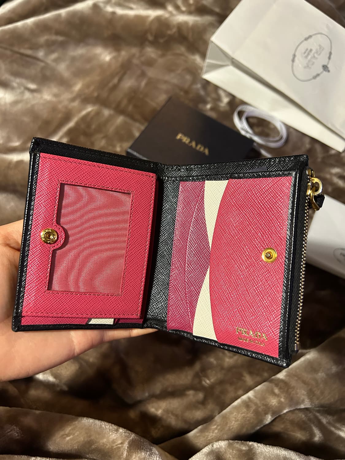 프라다 사피아노 반지갑 (정품) 상품이미지3