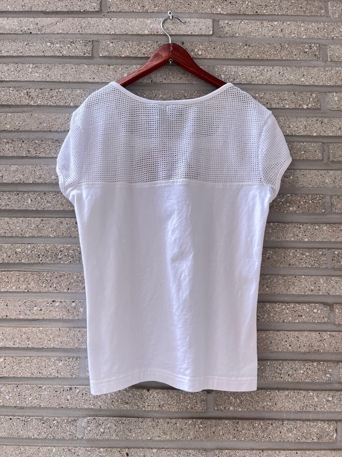 [XL]새상품 할리 데이비슨 우먼스 USA Made 메쉬 화이트 티셔츠 상품이미지5