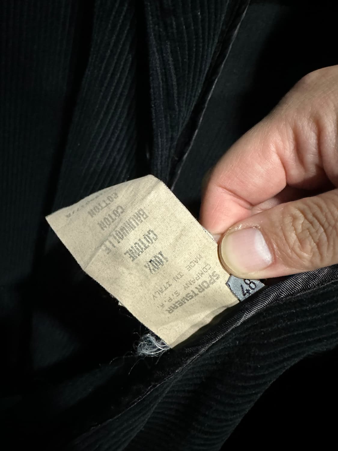 cp컴퍼니 코듀로이 3버튼 블레이져48 상품이미지5