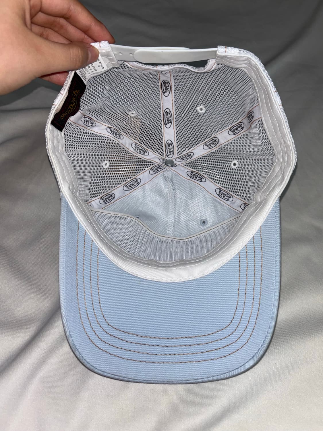 Von dutch light blue mesh hat 상품이미지5