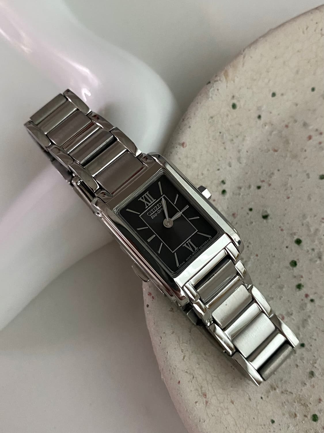 Citizen 시티즌 Eco-drive 에코드라이브 렉탱클 쿼츠 상품이미지2