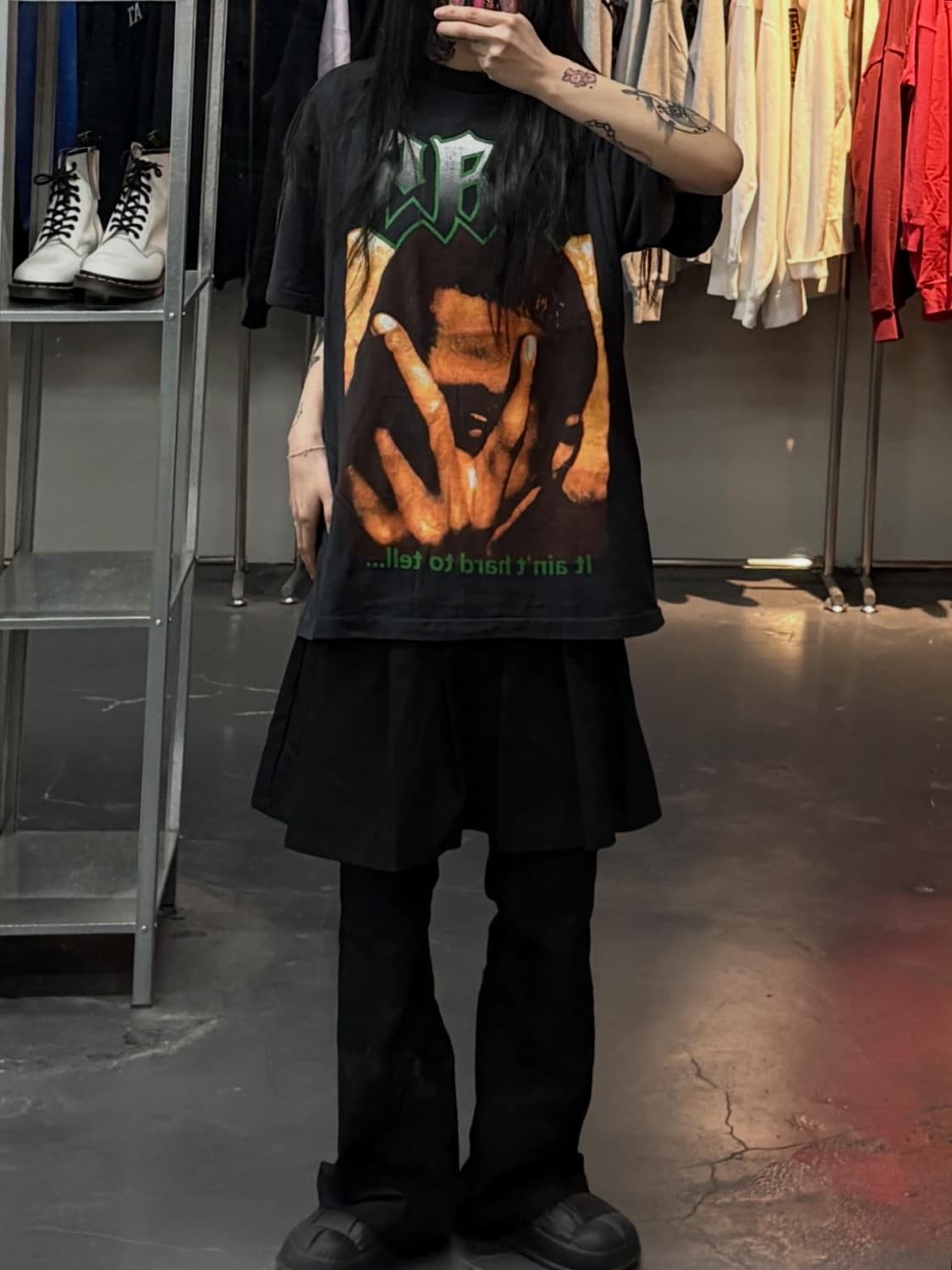 빈티지 Nas 재발매 랩 그래픽 반팔 A3718 상품이미지1