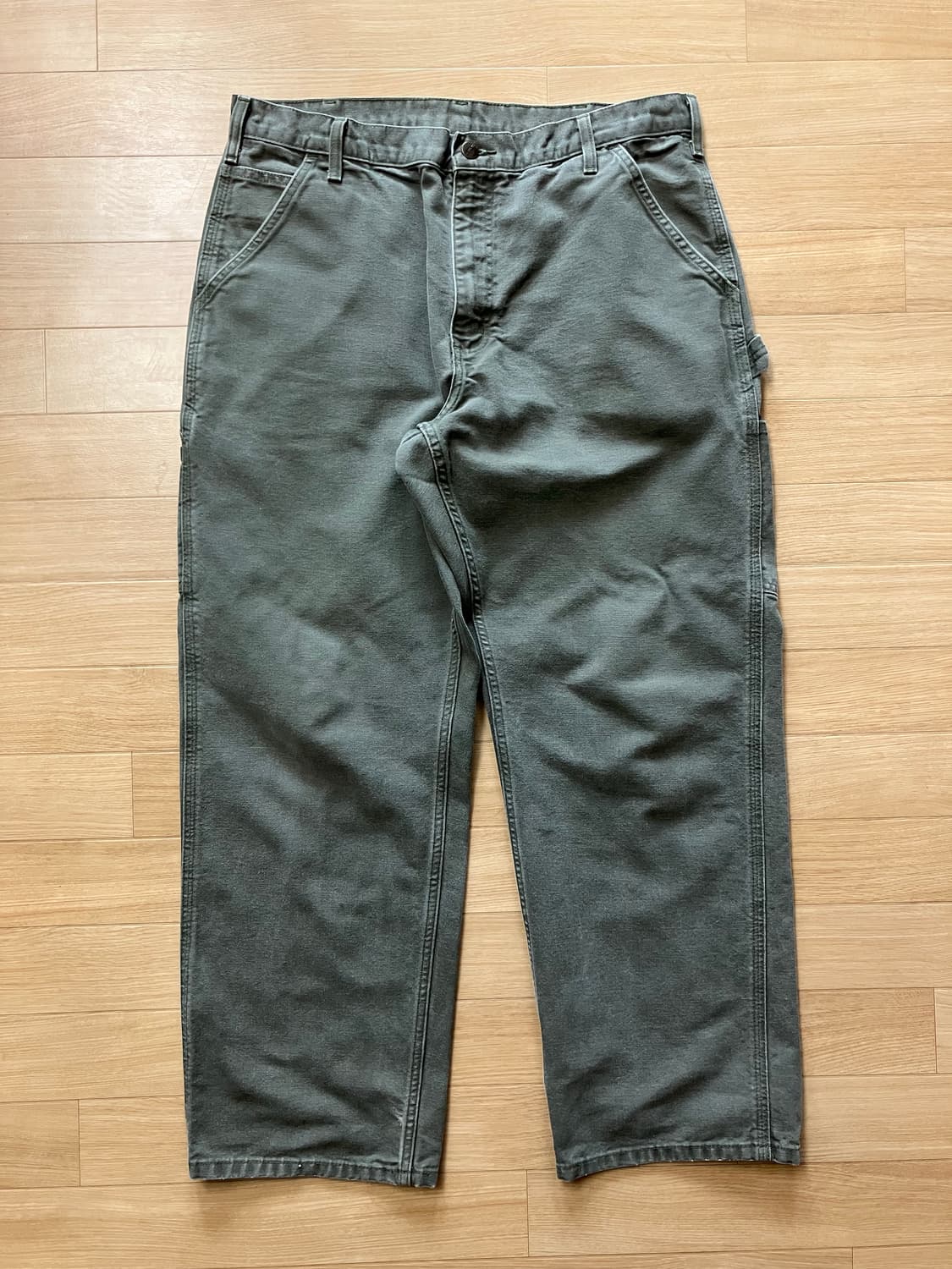 칼하트 싱글니 팬츠 모스그린 상품이미지2