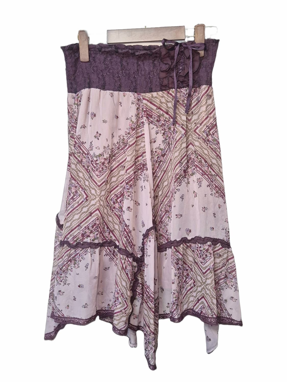 보라색 뮤트 빈티지 모리걸 세트 mori set 상품이미지4