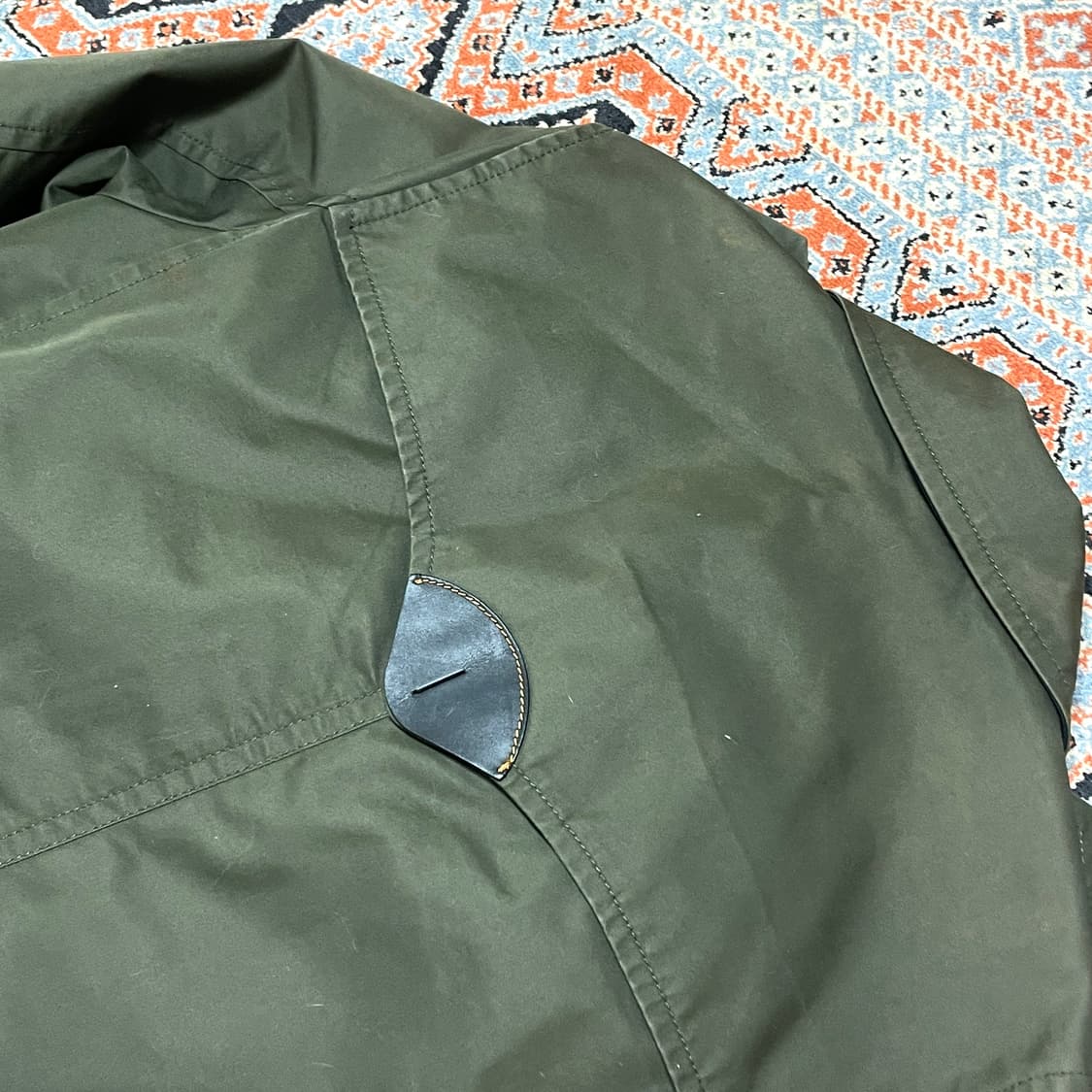 코치 카키 더블 트렌치코트 남성S 상품이미지9